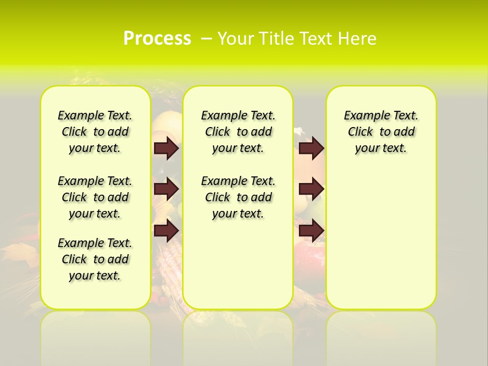 Squash Cornucopia Vegetable PowerPoint Template