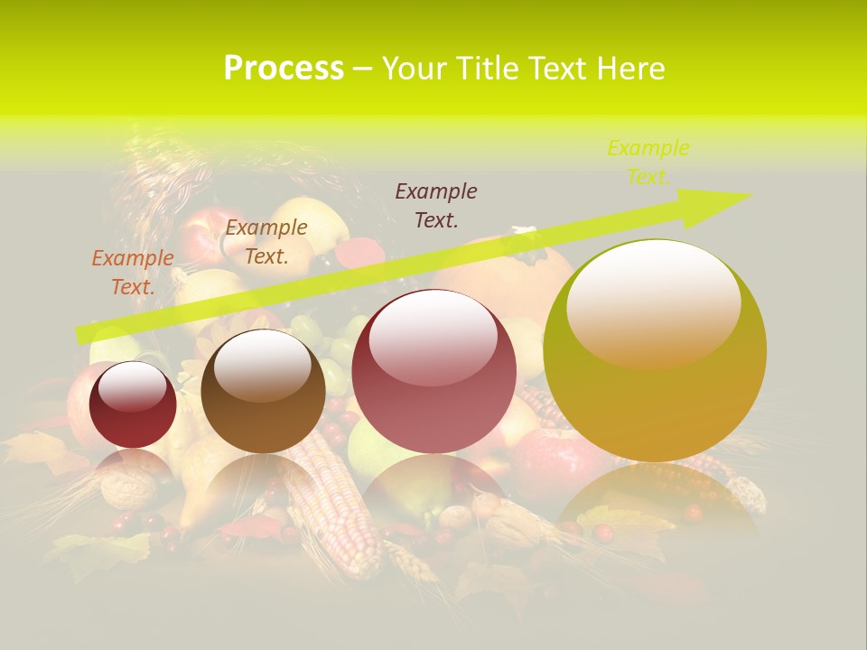 Squash Cornucopia Vegetable PowerPoint Template