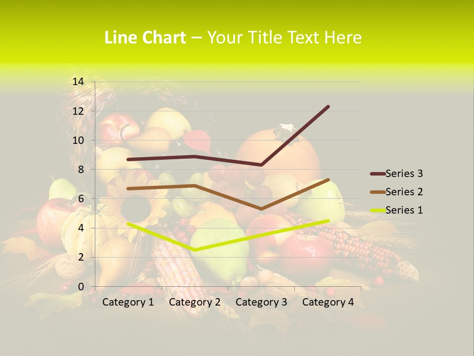 Squash Cornucopia Vegetable PowerPoint Template