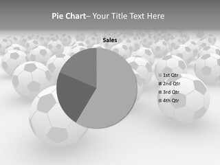 Soccer Ball Parts Black And White PowerPoint Template