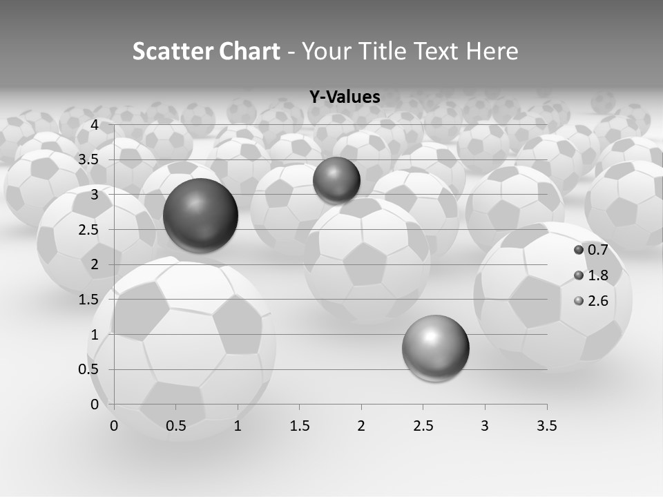 Soccer Ball Parts Black And White PowerPoint Template