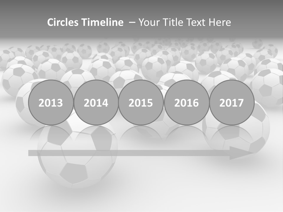 Soccer Ball Parts Black And White PowerPoint Template