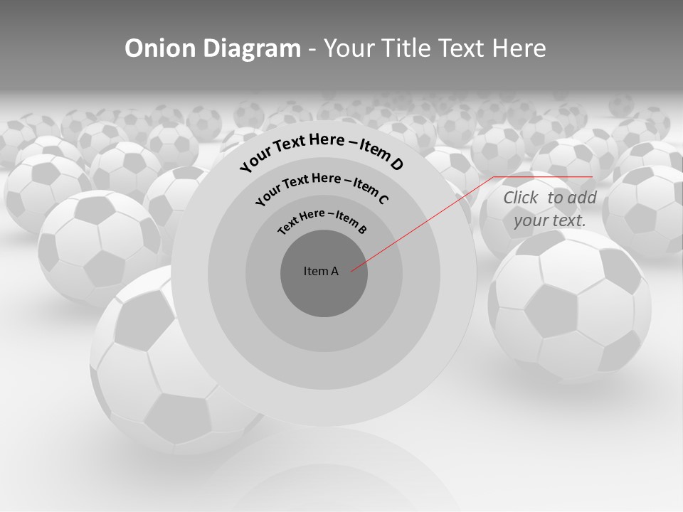 Soccer Ball Parts Black And White PowerPoint Template