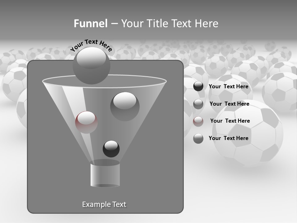 Soccer Ball Parts Black And White PowerPoint Template