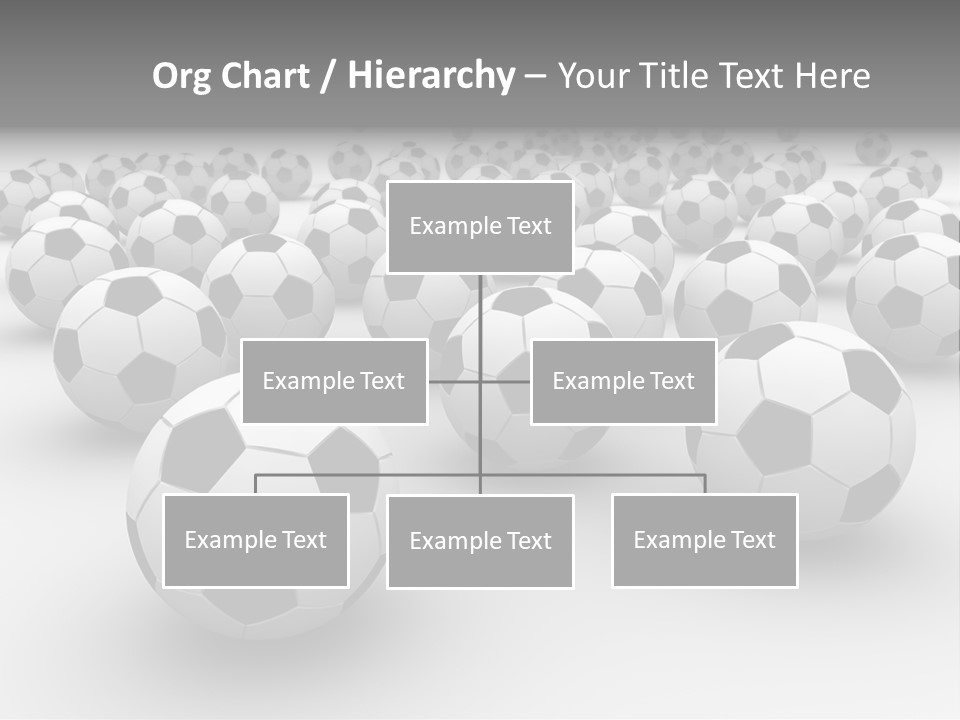 Soccer Ball Parts Black And White PowerPoint Template