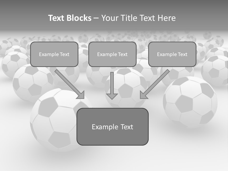 Soccer Ball Parts Black And White PowerPoint Template