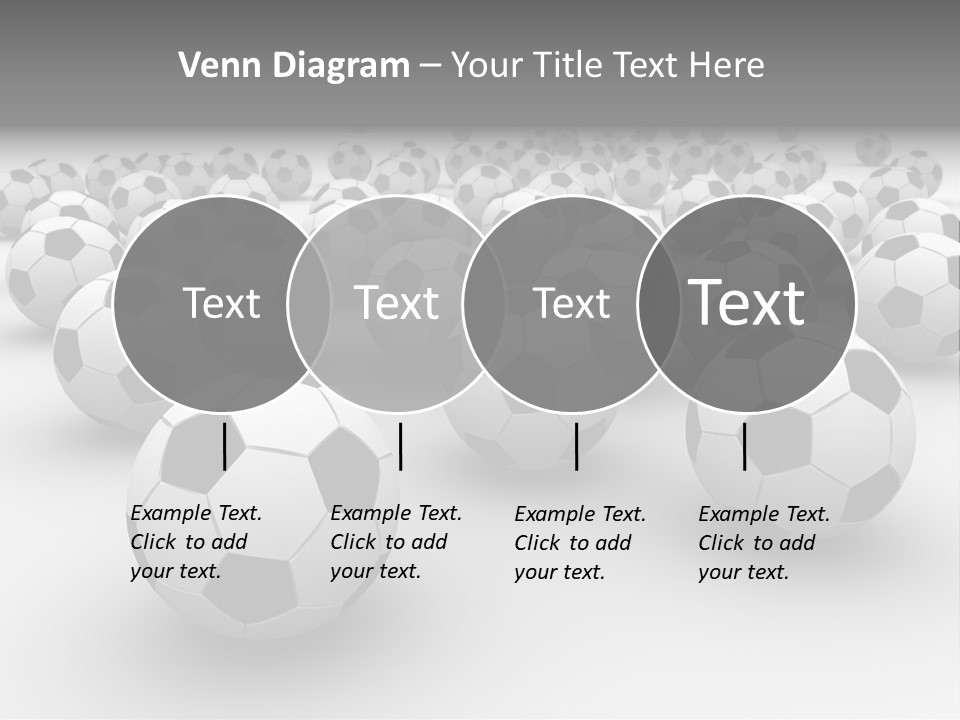 Soccer Ball Parts Black And White PowerPoint Template