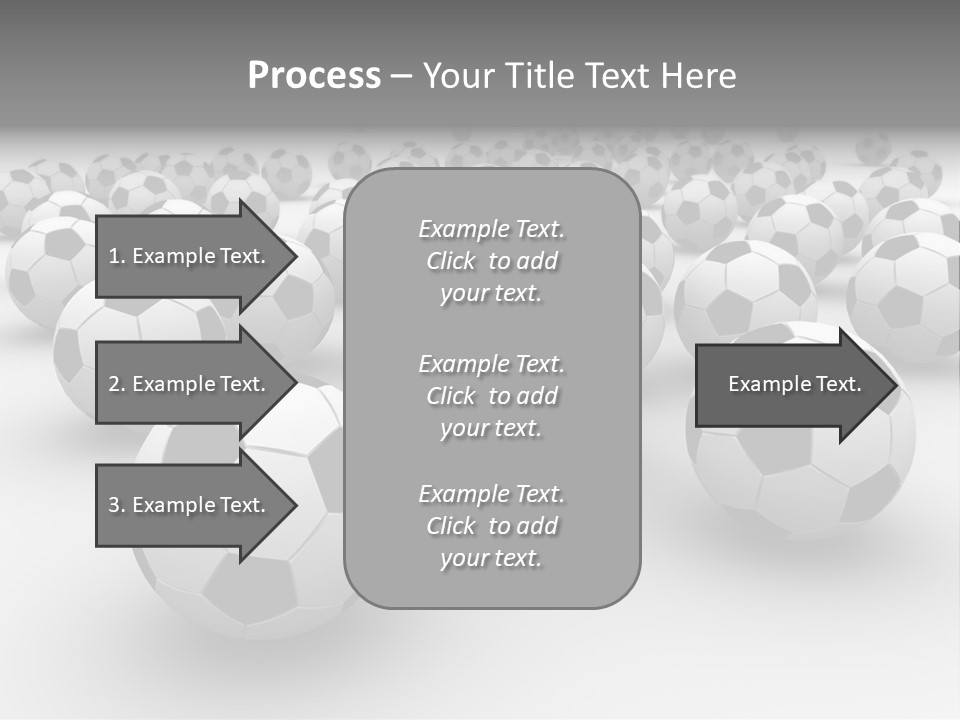 Soccer Ball Parts Black And White PowerPoint Template