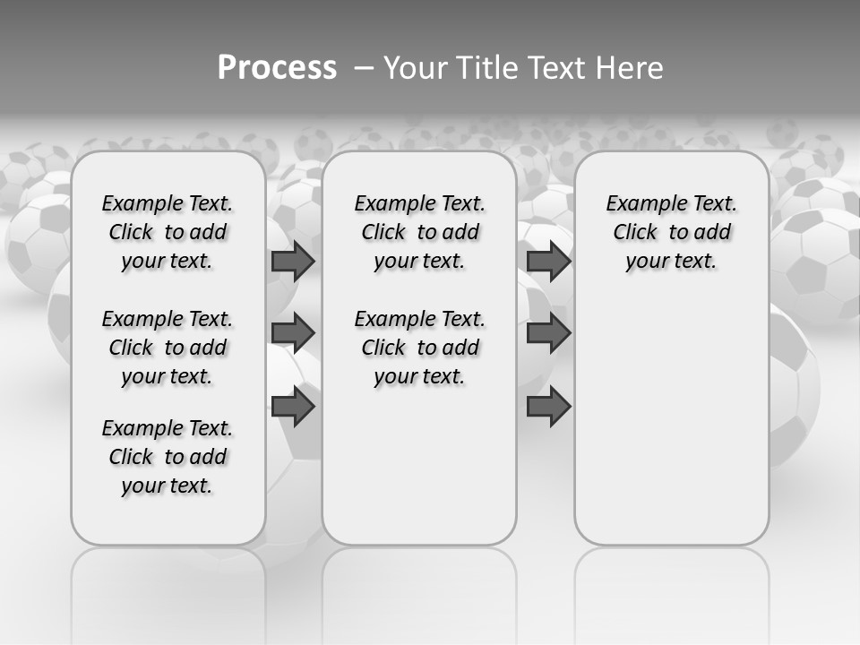 Soccer Ball Parts Black And White PowerPoint Template