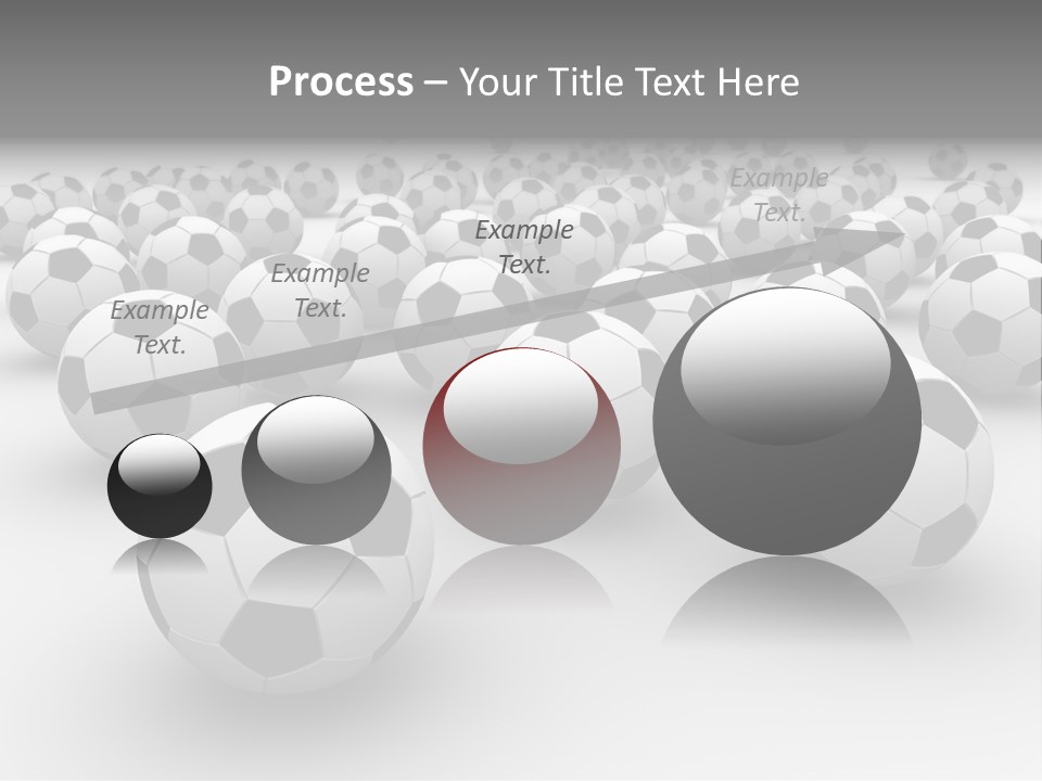 Soccer Ball Parts Black And White PowerPoint Template