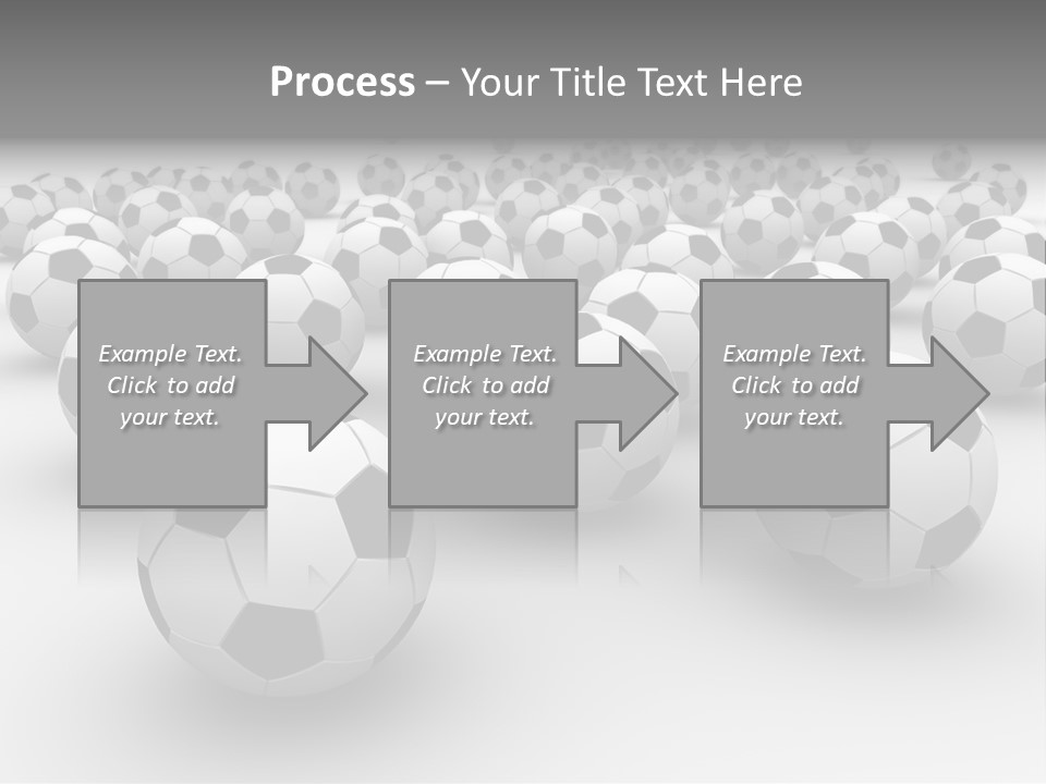 Soccer Ball Parts Black And White PowerPoint Template