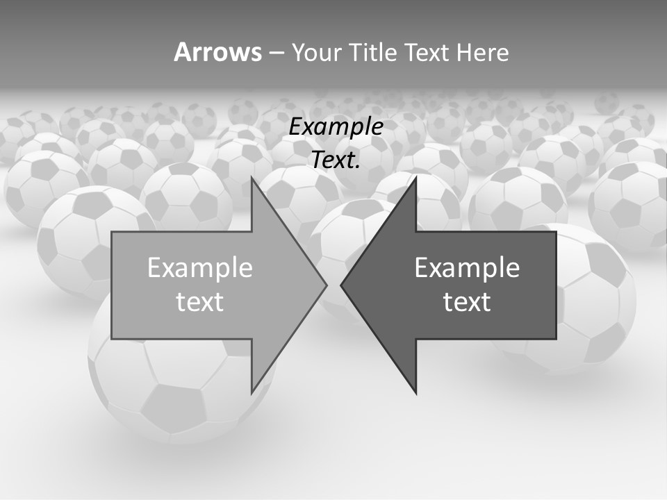 Soccer Ball Parts Black And White PowerPoint Template