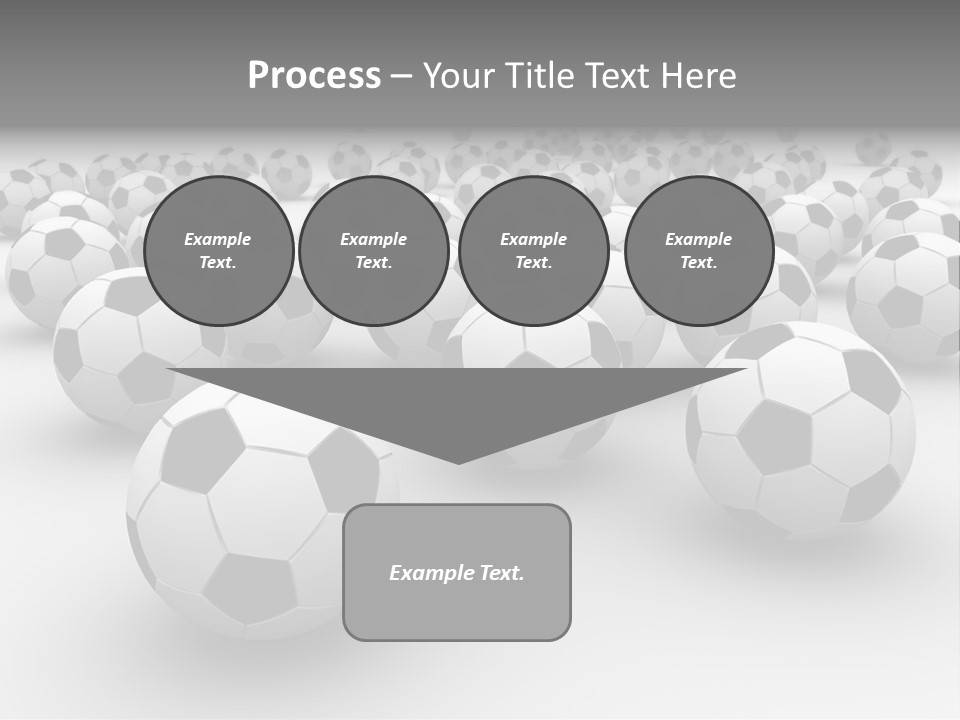 Soccer Ball Parts Black And White PowerPoint Template
