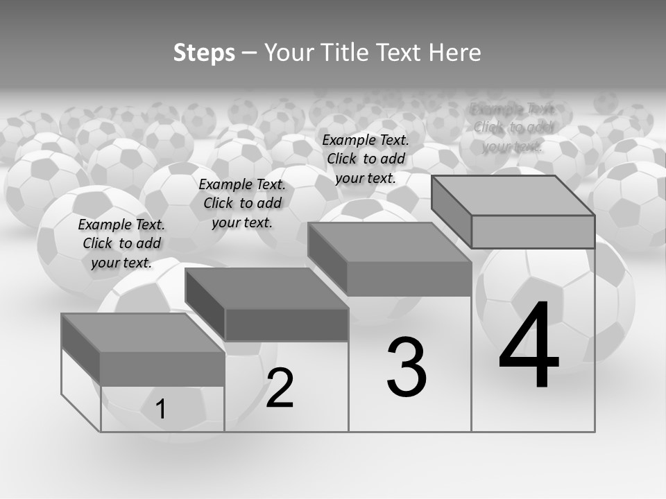 Soccer Ball Parts Black And White PowerPoint Template