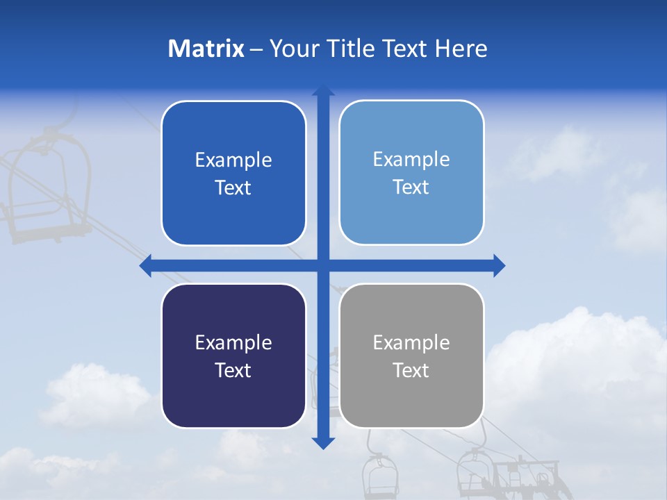 Lift Cabin Tran Port PowerPoint Template