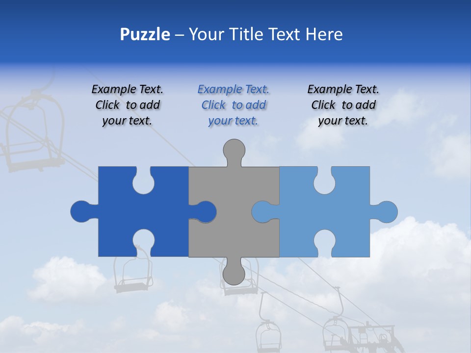 Lift Cabin Tran Port PowerPoint Template