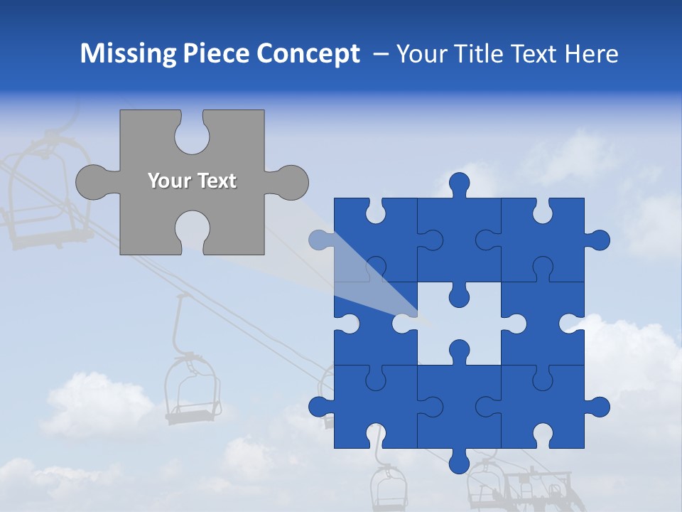 Lift Cabin Tran Port PowerPoint Template