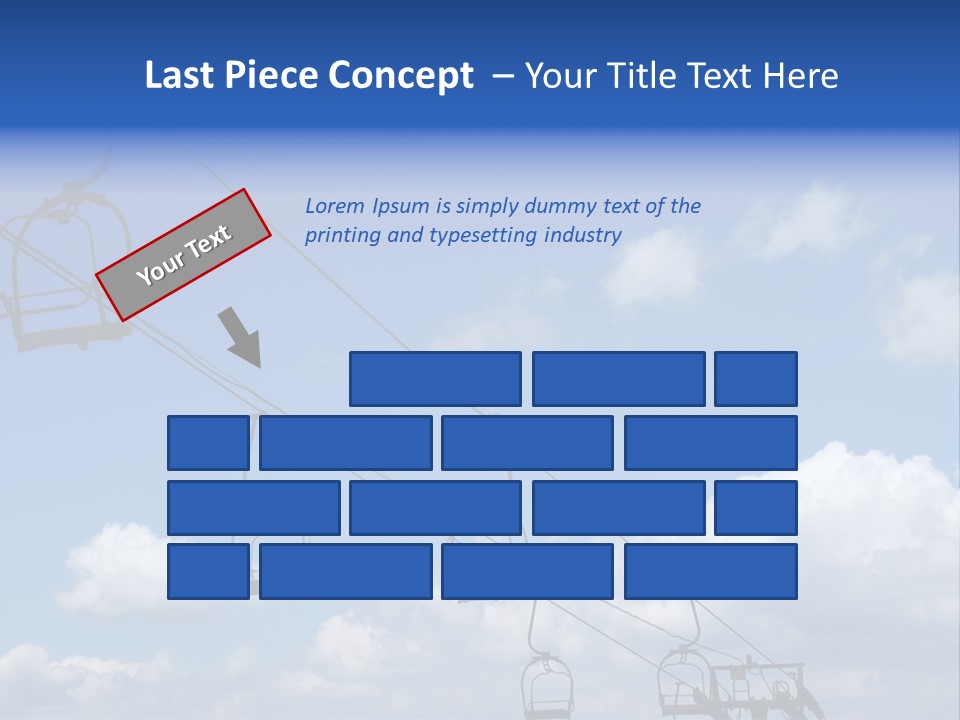 Lift Cabin Tran Port PowerPoint Template