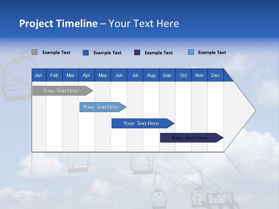 Lift Cabin Tran Port PowerPoint Template