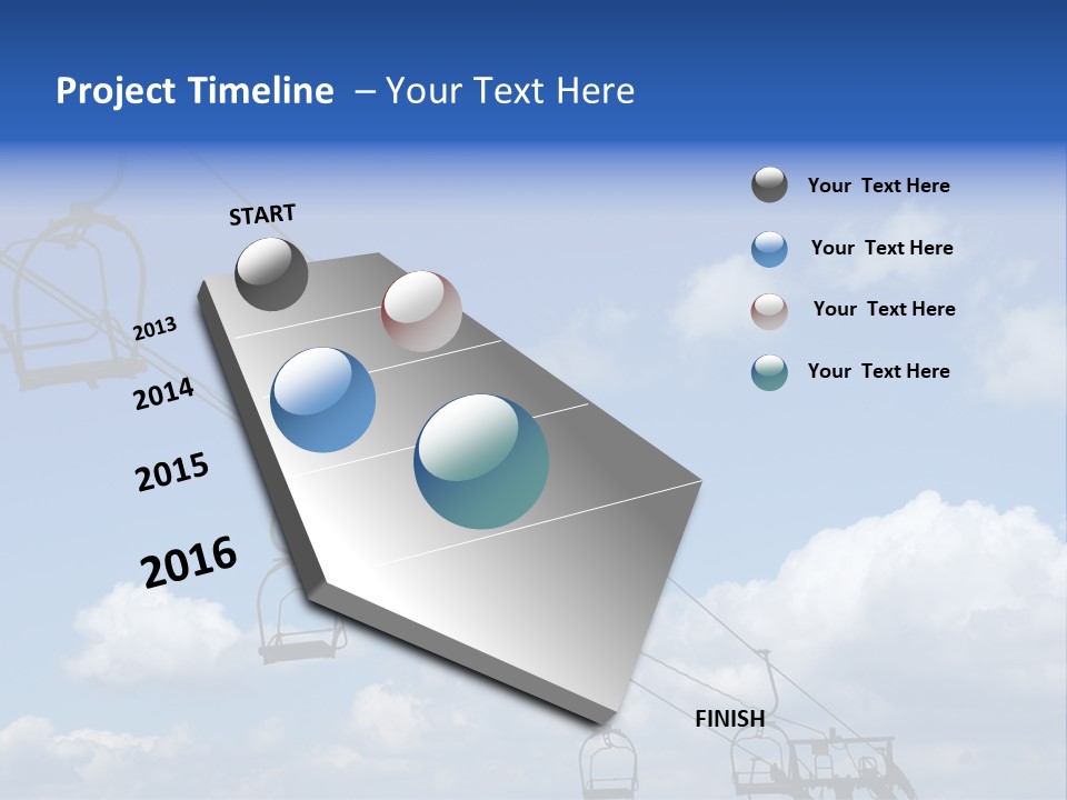 Lift Cabin Tran Port PowerPoint Template
