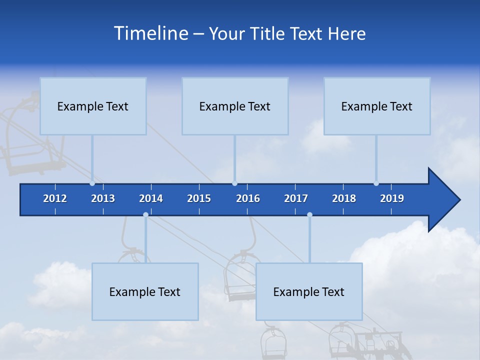 Lift Cabin Tran Port PowerPoint Template