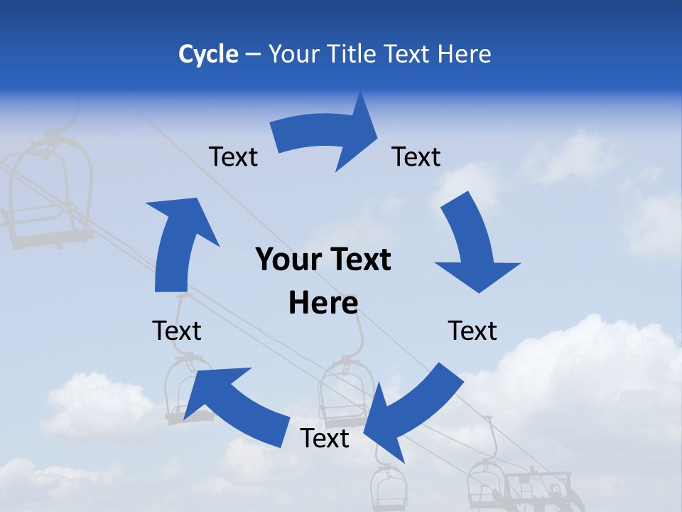 Lift Cabin Tran Port PowerPoint Template