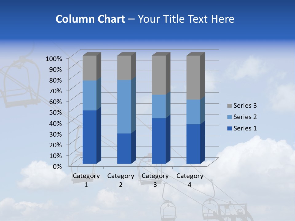 Lift Cabin Tran Port PowerPoint Template