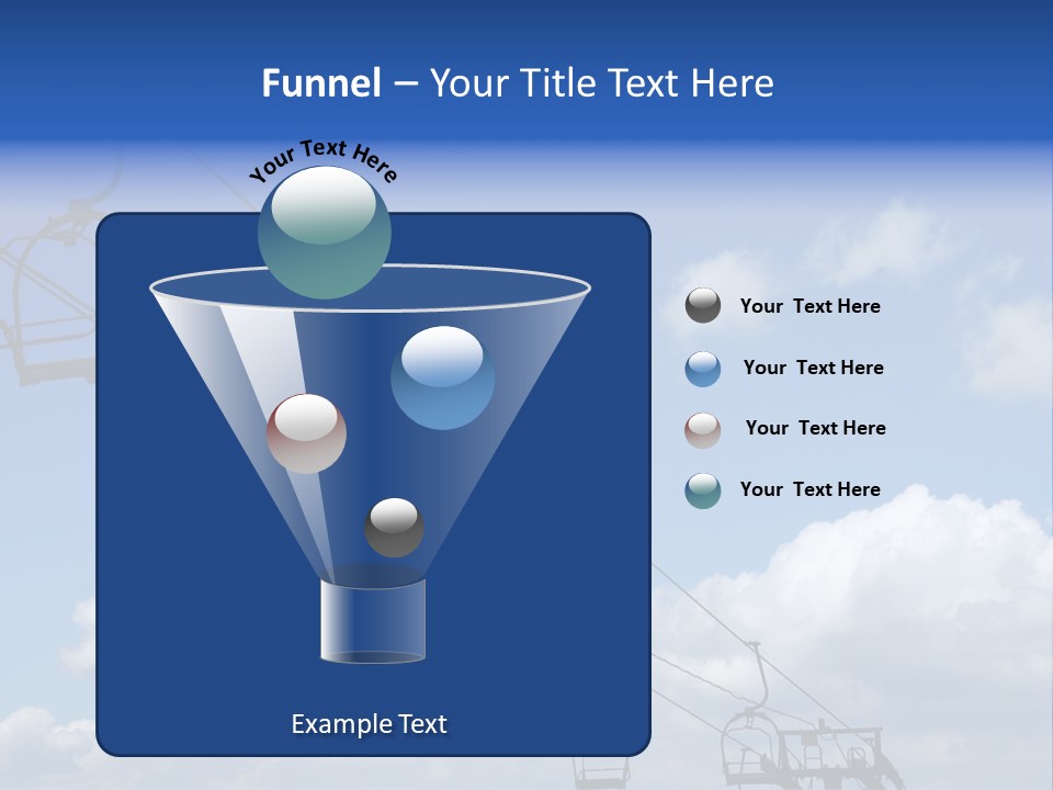 Lift Cabin Tran Port PowerPoint Template