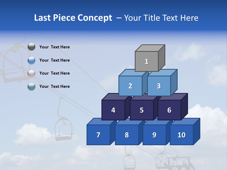 Lift Cabin Tran Port PowerPoint Template
