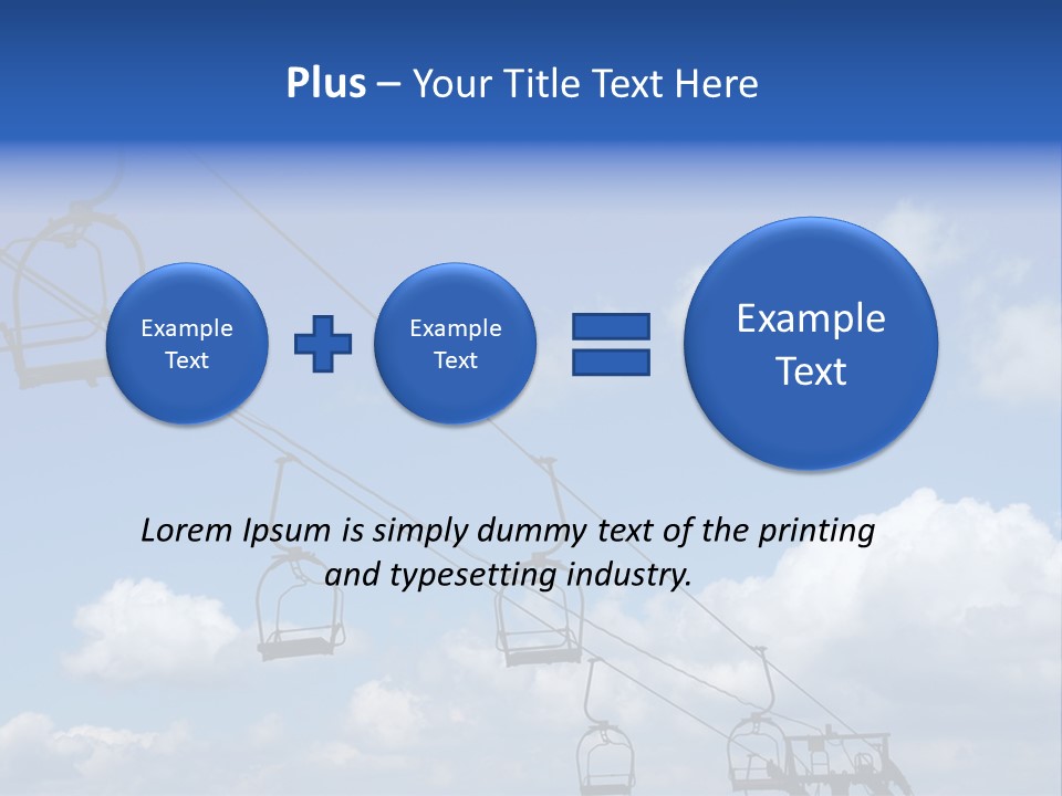Lift Cabin Tran Port PowerPoint Template