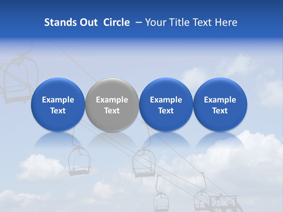 Lift Cabin Tran Port PowerPoint Template