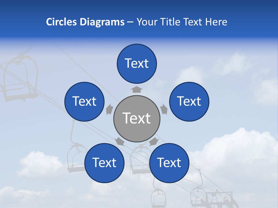 Lift Cabin Tran Port PowerPoint Template