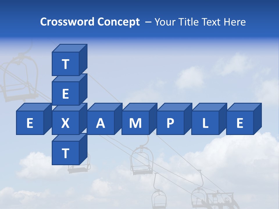 Lift Cabin Tran Port PowerPoint Template