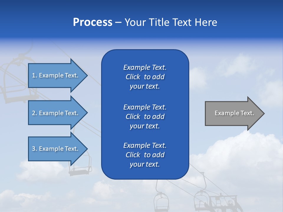 Lift Cabin Tran Port PowerPoint Template