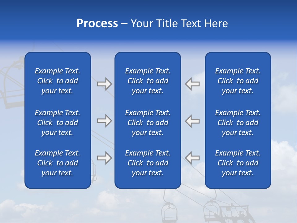 Lift Cabin Tran Port PowerPoint Template