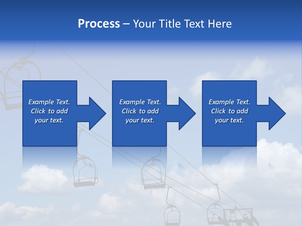 Lift Cabin Tran Port PowerPoint Template