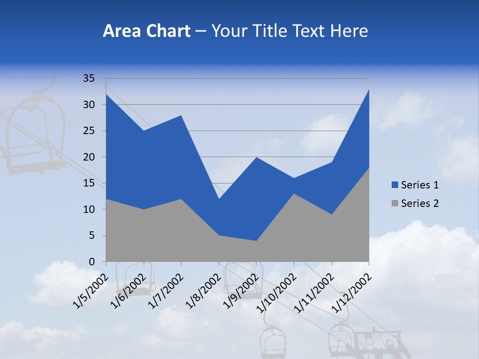 Lift Cabin Tran Port PowerPoint Template
