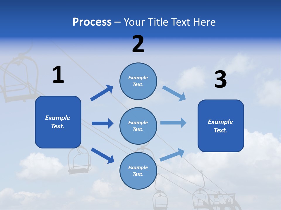 Lift Cabin Tran Port PowerPoint Template