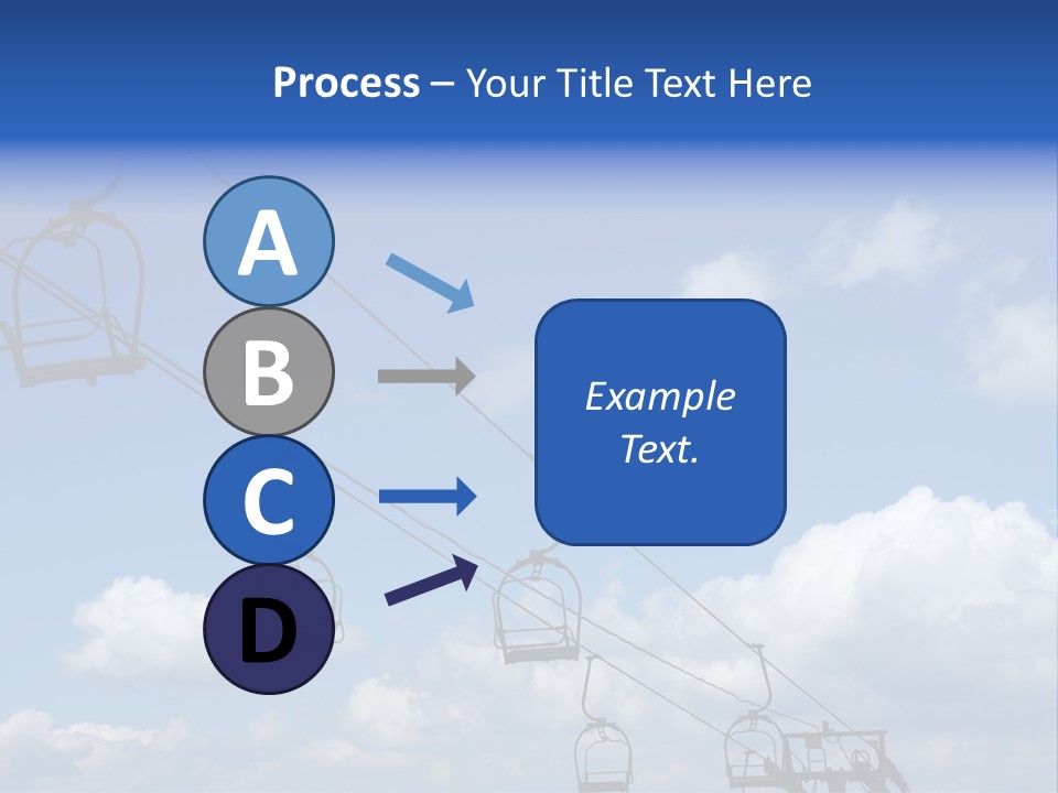 Lift Cabin Tran Port PowerPoint Template