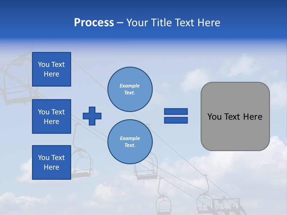 Lift Cabin Tran Port PowerPoint Template