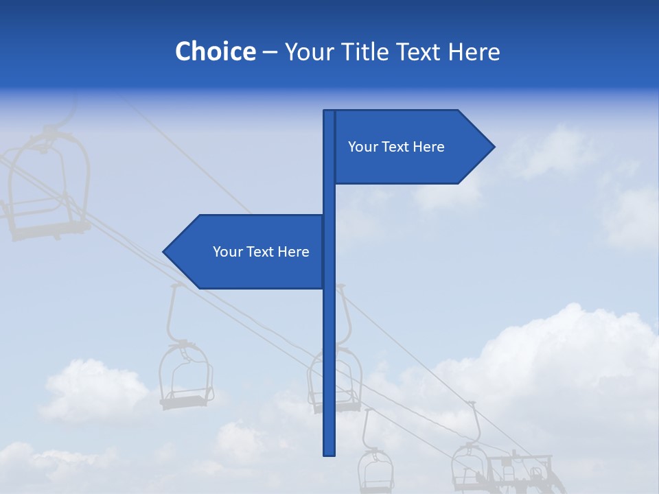 Lift Cabin Tran Port PowerPoint Template