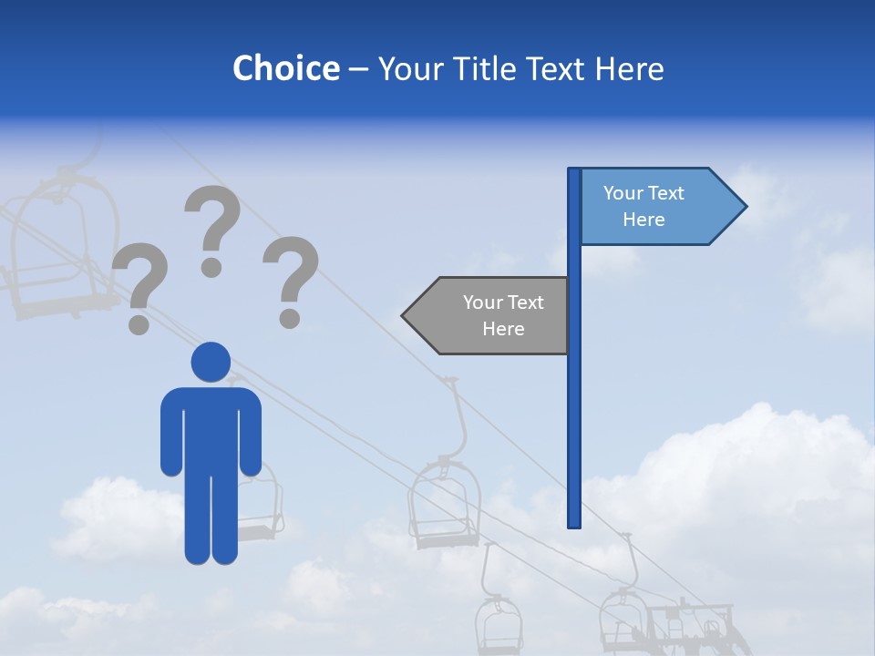 Lift Cabin Tran Port PowerPoint Template
