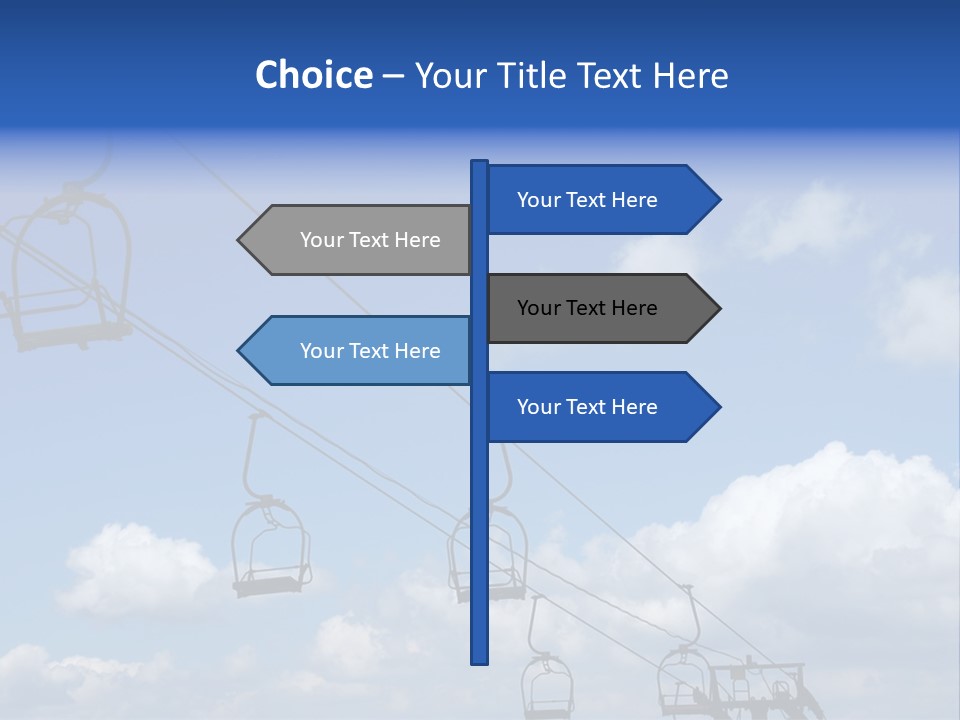 Lift Cabin Tran Port PowerPoint Template