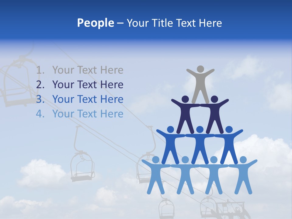 Lift Cabin Tran Port PowerPoint Template