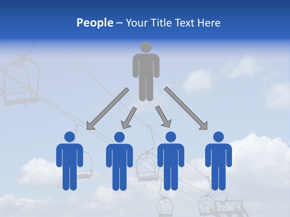 Lift Cabin Tran Port PowerPoint Template