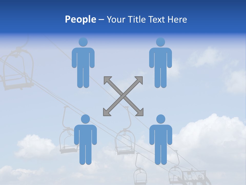 Lift Cabin Tran Port PowerPoint Template