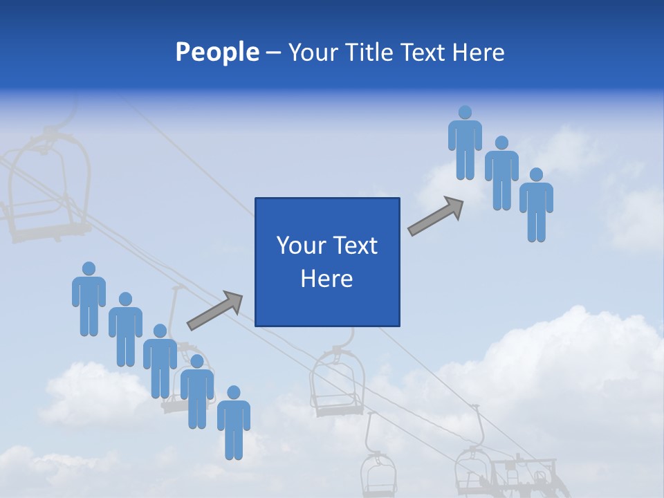 Lift Cabin Tran Port PowerPoint Template