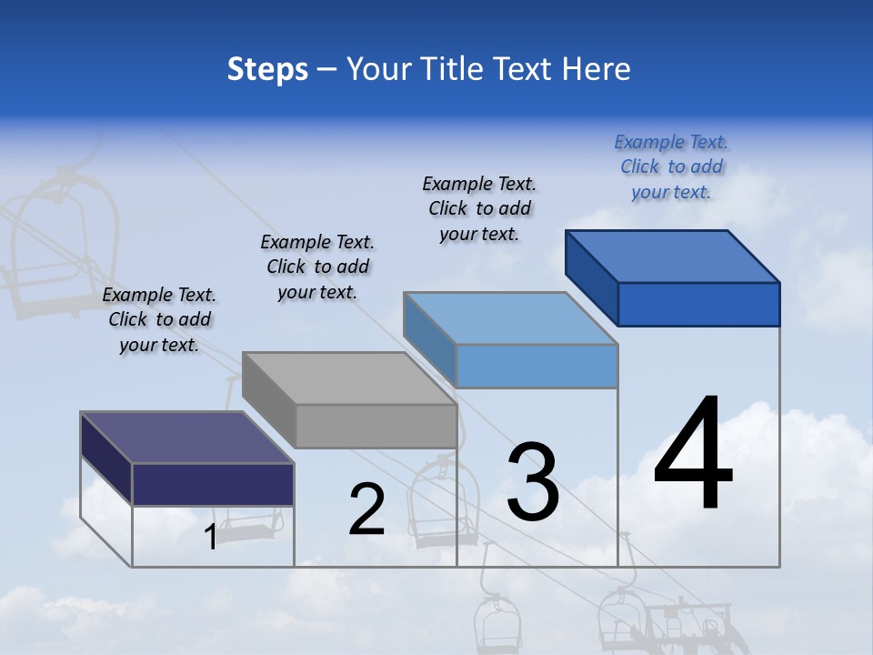 Lift Cabin Tran Port PowerPoint Template