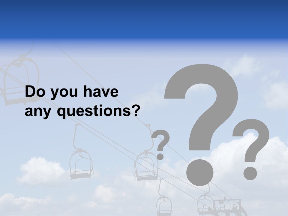 Lift Cabin Tran Port PowerPoint Template