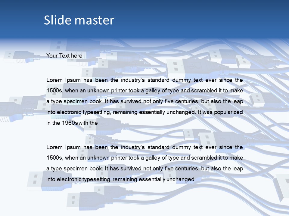 Information Processor Technology PowerPoint Template